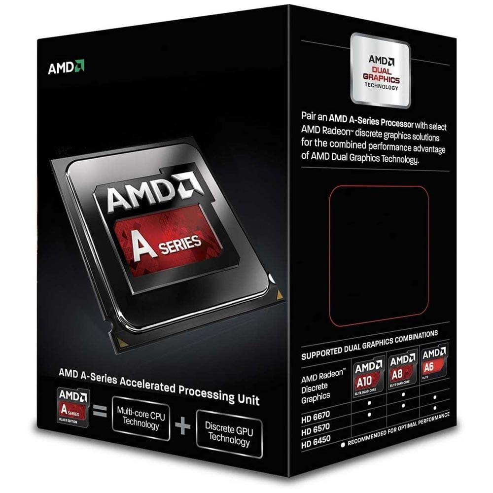 Processador Amd A8 6600k Black Edition Ad660kwohlbox 4 2ghz 4mb Soquete Fm3 Mobile Matron